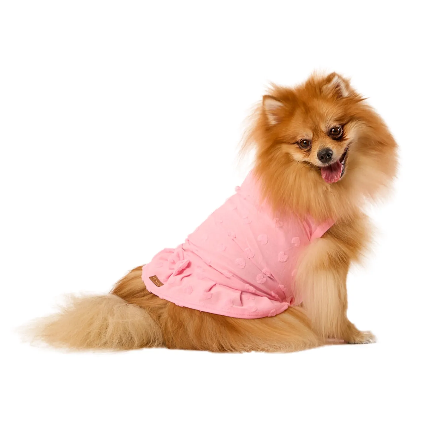 Vestido Coração Rosa Fábrica Pet